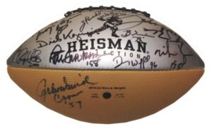 Heisman Trophy Winners Autographed Football