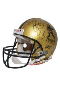 Heisman Trophy Winners Multi-Signed Helmet