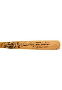 Henry Rodriguez Los Angeles Dodgers Game-Used & Autographed Bat