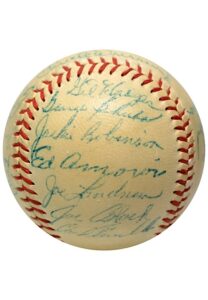 High Grade 1952 Brooklyn Dodgers Team-Signed ONL Baseball