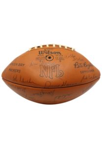 High Grade 1971 Green Bay Packers Team-Signed Football