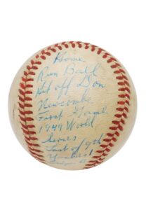 Historic 10/5/1949 Tommy Henrich NY Yankees World Series Game 1 Walk-Off Home Run Game-Used Baseball