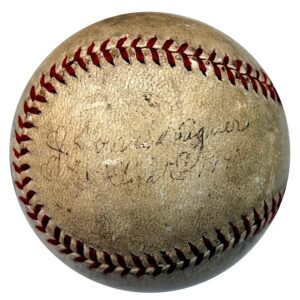 Honus Wagner Single-Signed Baseball