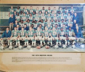 Houston Oilers Team Photograph Lot