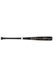 Howard Johnson Game-Used & Autographed Bat