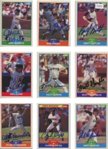 Huge Lot of San Francisco Giants Autographed Modern Era Baseball Cards