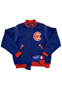 Incredible 1953 Ernie Banks Chicago Cubs Player-Worn Cold Weather Rookie Jacket