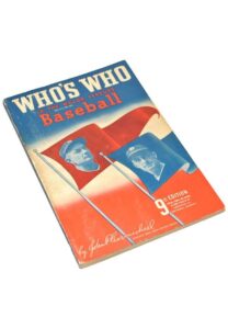 Incredibly Extensive 1941 “Who’s Who In The Major Leagues Baseball” Multi-Signed Book With Filled Game Log