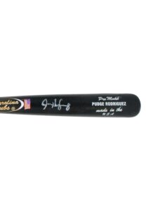 Ivan “Pudge” Rodriguez Game-Used & Autographed Bat