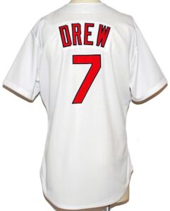 J.D. Drew 1999 Home and 2002 Road St. Louis Cardinals Game-Used Jerseys