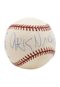 Jack Nicholson Autographed OAL Baseball