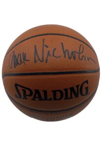 Jack Nicholson Signed Basketball