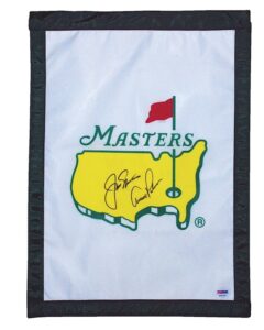 Jack Nicklaus and Arnold Palmer Dual-Signed Masters Flags