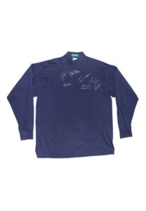 Jack Nicklaus and Major Championship Winners Multi-Signed Shirt