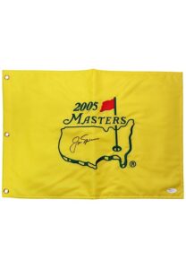 Jack Nicklaus Autographed 2005 Masters Flag