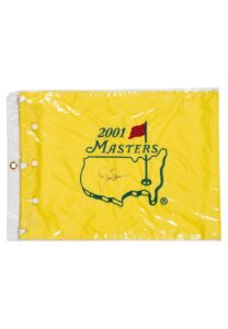 Jack Nicklaus Autographed Masters Flag