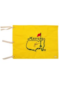 Jack Nicklaus Autographed Masters Flag