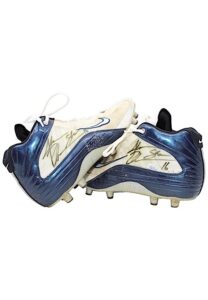 Jake Plummer Denver Broncos Game-Used & Dual-Autographed Cleats