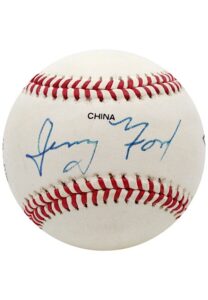 Jerry Ford Single-Signed Baseball