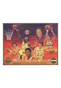 Jerry West LA Lakers Signed LE C-Sheet