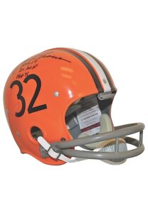 Jim Brown Cleveland Browns Autographed Helmet