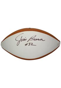 Jim Brown Single-Signed Rawlings Football