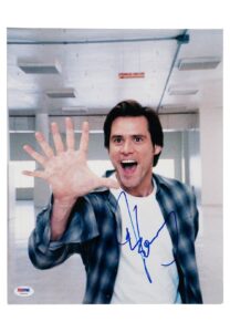 Jim Carrey “Bruce Almighty” Autographed 11×14″ Photo