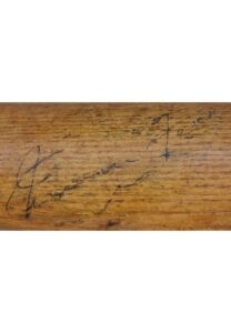 Jimmie Foxx Autographed Bat