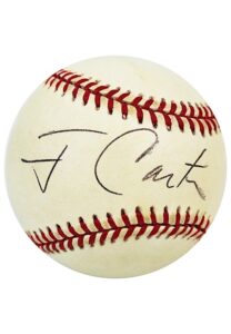 Jimmy Carter Single-Signed OAL Baseball