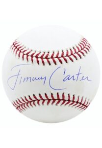 Jimmy Carter Single-Signed OML Baseball