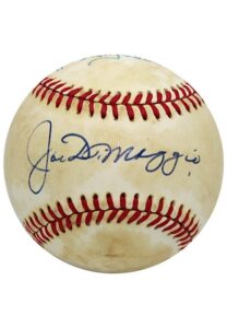 Joe DiMagagio & Al Gionfriddo Dual-Signed Baseball