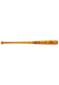 Joe DiMaggio New York Yankees Single-Signed Bat With “Yankee Clipper” Inscription