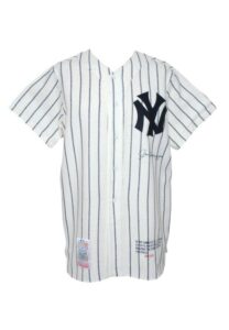 Joe DiMaggio NY Yankees Autographed LE Cooperstown Collection Mitchell & Ness Jersey