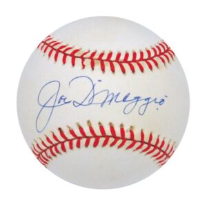 Joe DiMaggio Single-Signed Baseball