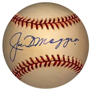 Joe DiMaggio Single-Signed Baseball