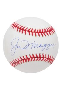 Joe DiMaggio Single-Signed Baseball