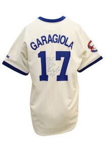 Joe Garagiola Player-Worn & Autographed Old Timers Jerseys