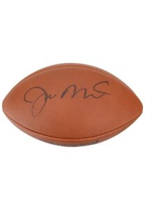 Joe Montana Single-Signed & Inscribed Wilson Official Football