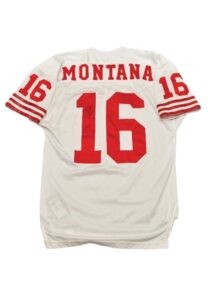 Joe Montana & Steve Young Autographed Replica Jerseys