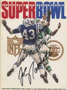 Joe Namath Super Bowl III Autographed Program and Autographed 1969 New York Jets Official Yearbook