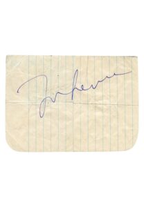 John Lennon Autograph Cut