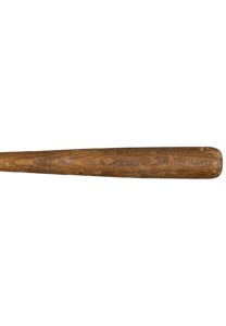 John McGraw 1929 NY Giants Team Presentation Bat