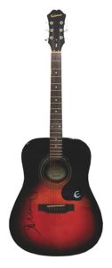 John Mellencamp Autographed Epiphone Acoustic Guitar