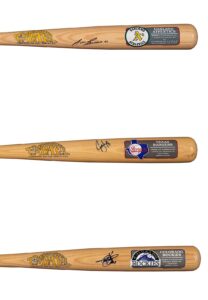 Jose Canseco, Juan Gonzalez & Todd Helton Autographed Bats