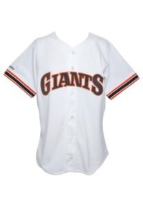 Jose Cruz Jr. Auto’d, Mark Leonard & Joe Nathan San Francisco Giants Replica Jerseys