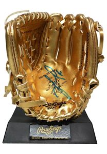 Jose Fernandez Signed Miniature Gold Glove