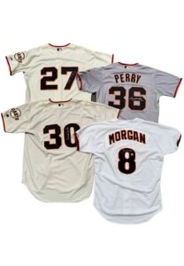 Juan Marichal, Orlando Cepeda, Gaylord Perry & Joe Morgan Pro-Model SF Giants Jerseys