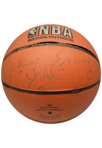 Julius Erving Single-Signed Basketball