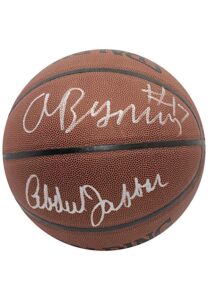 Kareem Abdul-Jabbar & Andrew Bynum Dual-Signed Spalding Basketball