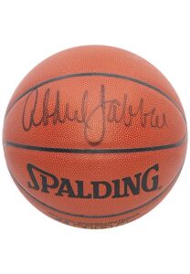 Kareem Abdul-Jabbar Autographed Spalding Basketball